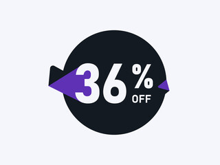 Obraz premium Special Offer 36% off Round Sticker Design Vector