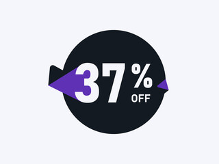 Special Offer 37% off Round Sticker Design Vector