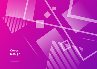 Colorful backgrounds with abstract geometric pattern