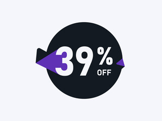 Special Offer 39% off Round Sticker Design Vector