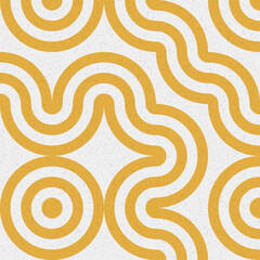 Abstract Geometric Pattern generative computational art illustration