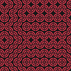 Abstract Geometric Pattern generative computational art illustration