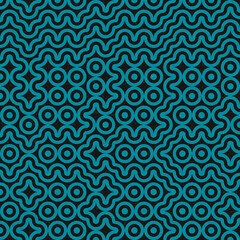 Naklejka premium Abstract Geometric Pattern generative computational art illustration