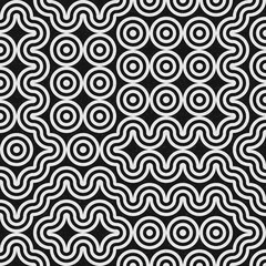 Obraz premium Abstract Geometric Pattern generative computational art illustration