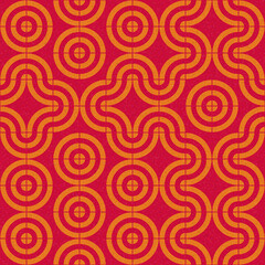 Abstract Geometric Pattern generative computational art illustration