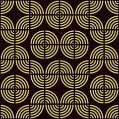 Abstract Geometric Pattern generative computational art illustration