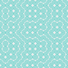 Abstract Geometric Pattern generative computational art illustration