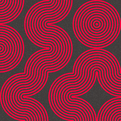 Abstract Geometric Pattern generative computational art illustration