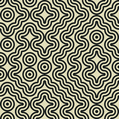 Fototapeta premium Abstract Geometric Pattern generative computational art illustration