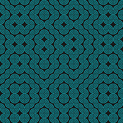 Abstract Geometric Pattern generative computational art illustration