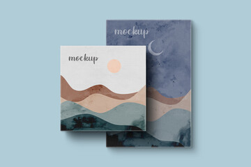 Painting Canvas Mockup design Template