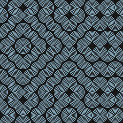 Obraz premium Abstract Geometric Pattern generative computational art illustration
