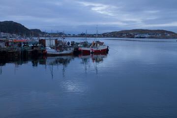 Fototapeta na wymiar Fish Factory in North of Norway, Bugøynes