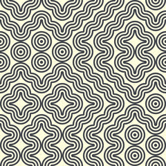 Abstract Geometric Pattern generative computational art illustration