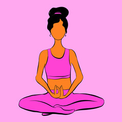 yoga, exercise, training, philosophy, yogin,hermit, a girl does yoga,a girl in meditation, a girl is engaged in health promotion.spiritual harmony, sports, sports for the soul and body, health, girls 