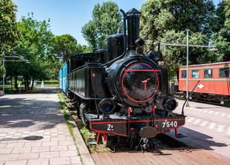 Naklejka premium Parc du train à Kalamata , Grèce
