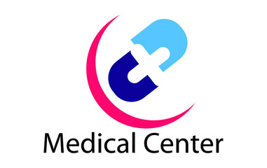 Medical pharmacy logo design template vector illustrator.