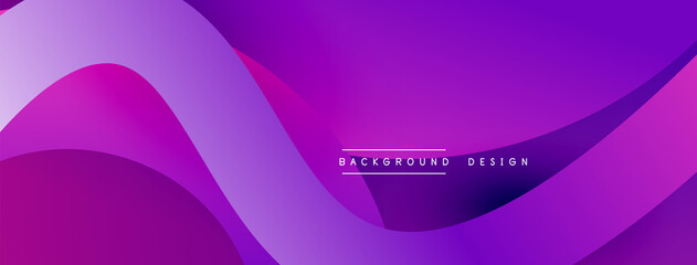 Abstract overlapping lines and circles geometric background with gradient colors