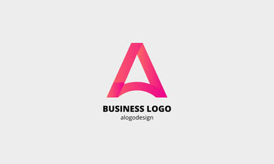 Design a letter logo template vector