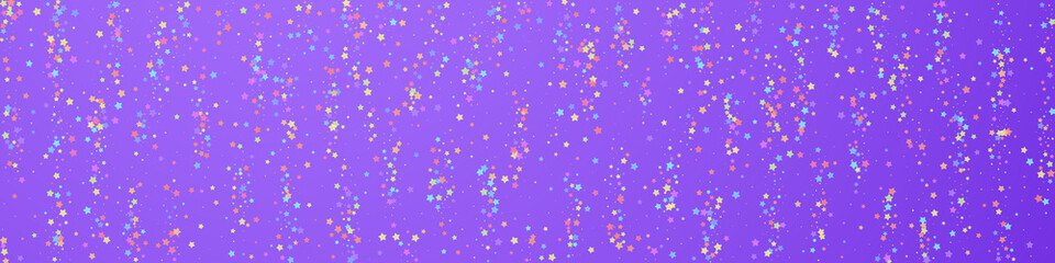 Festive stylish confetti. Celebration stars. Color