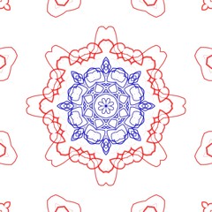 Graphical pattern illustration design made with the help of graphics.