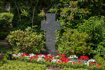 Friedhof, Grabstein, Statue