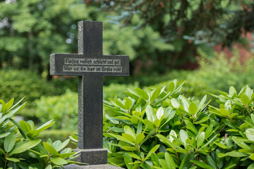 Friedhof, Grabstein, Statue