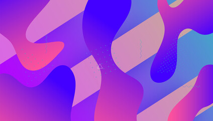 Futuristic Design. Memphis Page. Rainbow Texture. Fluid Flyer. Wave Landing Page. Pink Graphic Cover. Flow Liquid Poster. Spectrum Wallpaper. Violet Futuristic Design