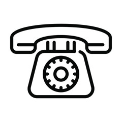 Telephone vector line Icon-  Modern style high quality vector illustration.