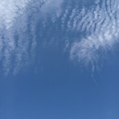 blue sky with clouds