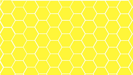 Appetizing yellow honeycomb made by wasps