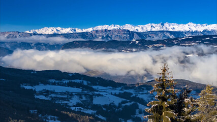 landscape with mountains