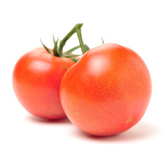 fresh tomato isolated on white background