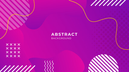 Purple and pink gradient geometric shape background. Abstract background vector illustration