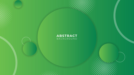 Abstract green geometric background. Modern background for business services, creative design solutions, design agency. Vector illustration concepts for website and mobile website development.