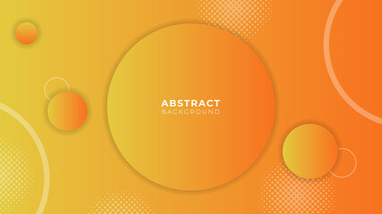 Dynamic textured background design in 3D style with orange yellow color. abstract background for business app, project management, creative solutions. Modern vector illustration concepts for website