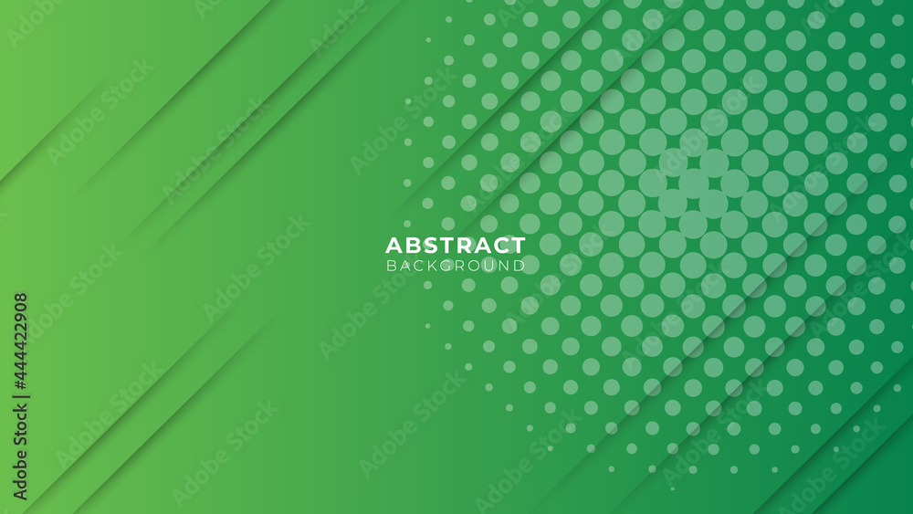 Leinwandbilder abstract green geometric background. modern background for business services, creative design soluti