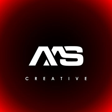 AAS Letter Initial Logo Design Template Vector Illustration