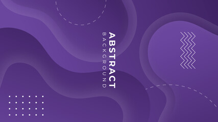 Naklejka premium Abstract design with geometric shapes - Trendy Purple Gradient. Dark Purple vector blurred background with glow. Art design pattern. Glitter abstract illustration with elegant bright gradient design.