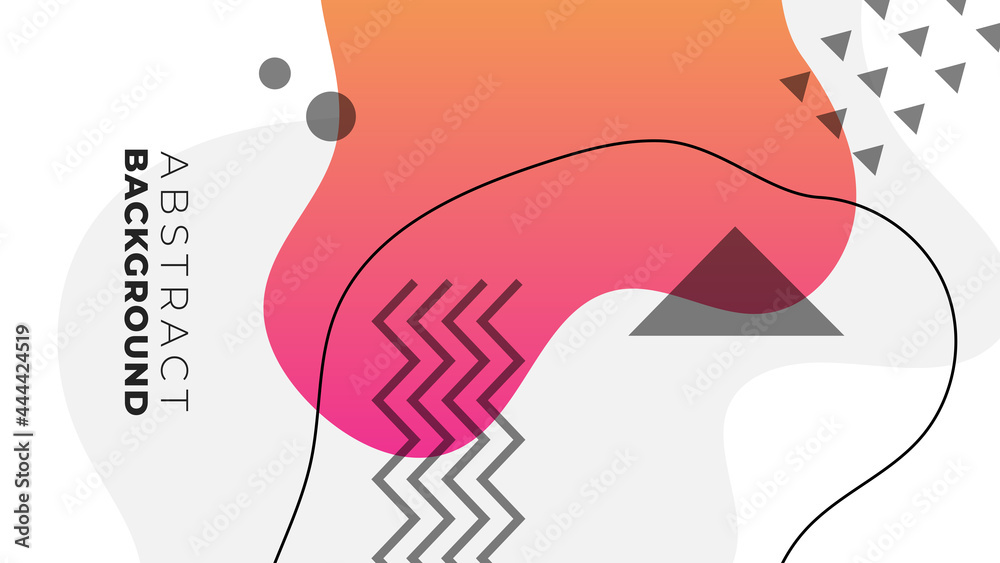 Poster modern wave curve abstract presentation background. abstract decoration, golden pattern, halftone gr