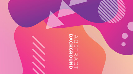 Colorful geometric background. Fluid shapes composition. Abstract Modern Background. Minimal geometric background. Dynamic shapes composition. 