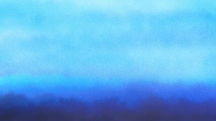水彩風の雨上がりか朝霧の風景のような背景素材