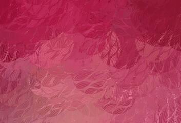 Light Pink, Red vector background with abstract shapes.