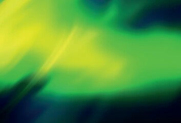 Dark Green, Yellow vector abstract blurred layout.