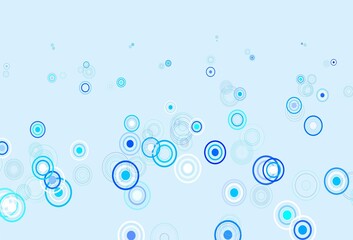 Light BLUE vector texture with disks.