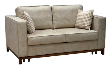 Sofa isolated on white background. Including clipping path