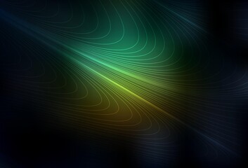 Dark Blue, Green vector background with stright stripes.