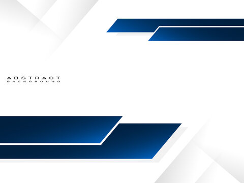 white background with a combination of blue shapes