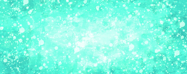 watercolor blue background with white drops