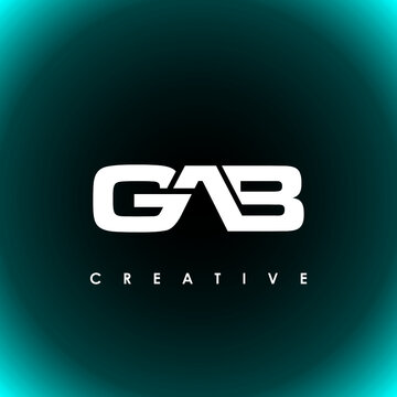 GAB Letter Initial Logo Design Template Vector Illustration